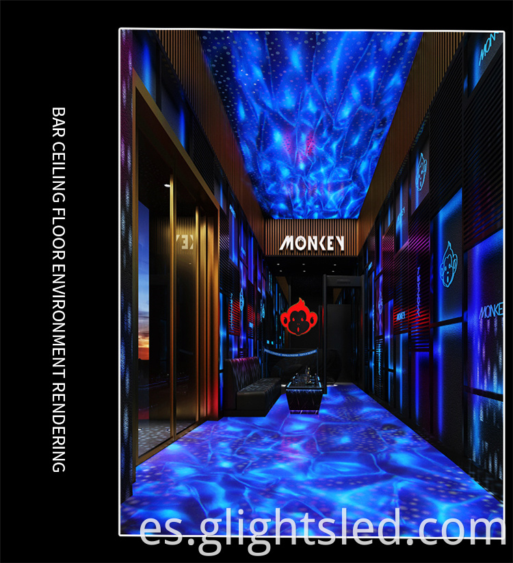 Lighting Professional Restaurant Mall Hotel Decoration 200W Logotipo personalizado Proyector Luz